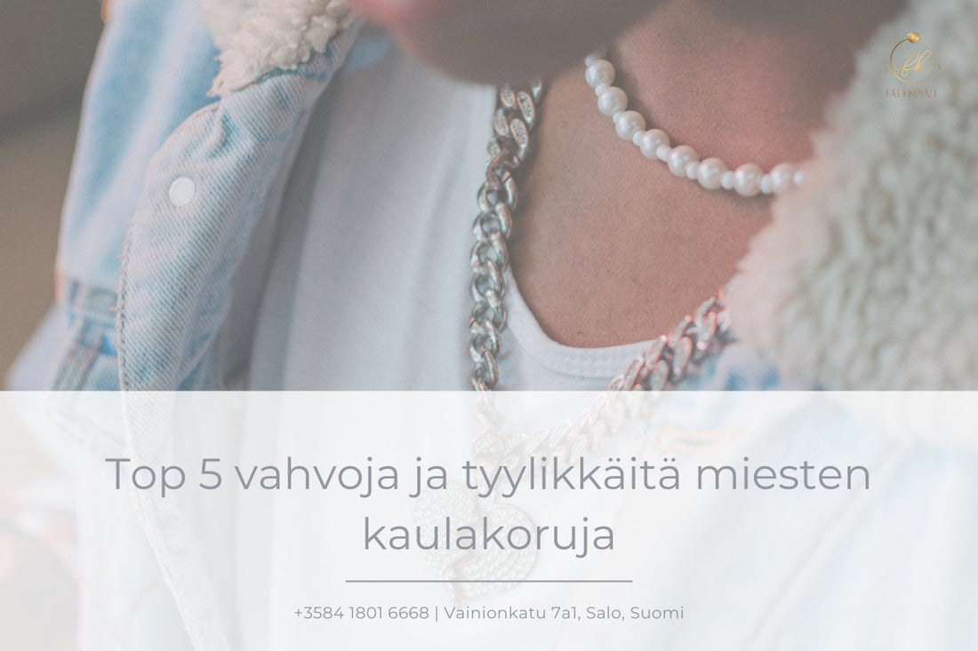 Top 5 vahvoja ja tyylikkäitä miesten kaulakoruja